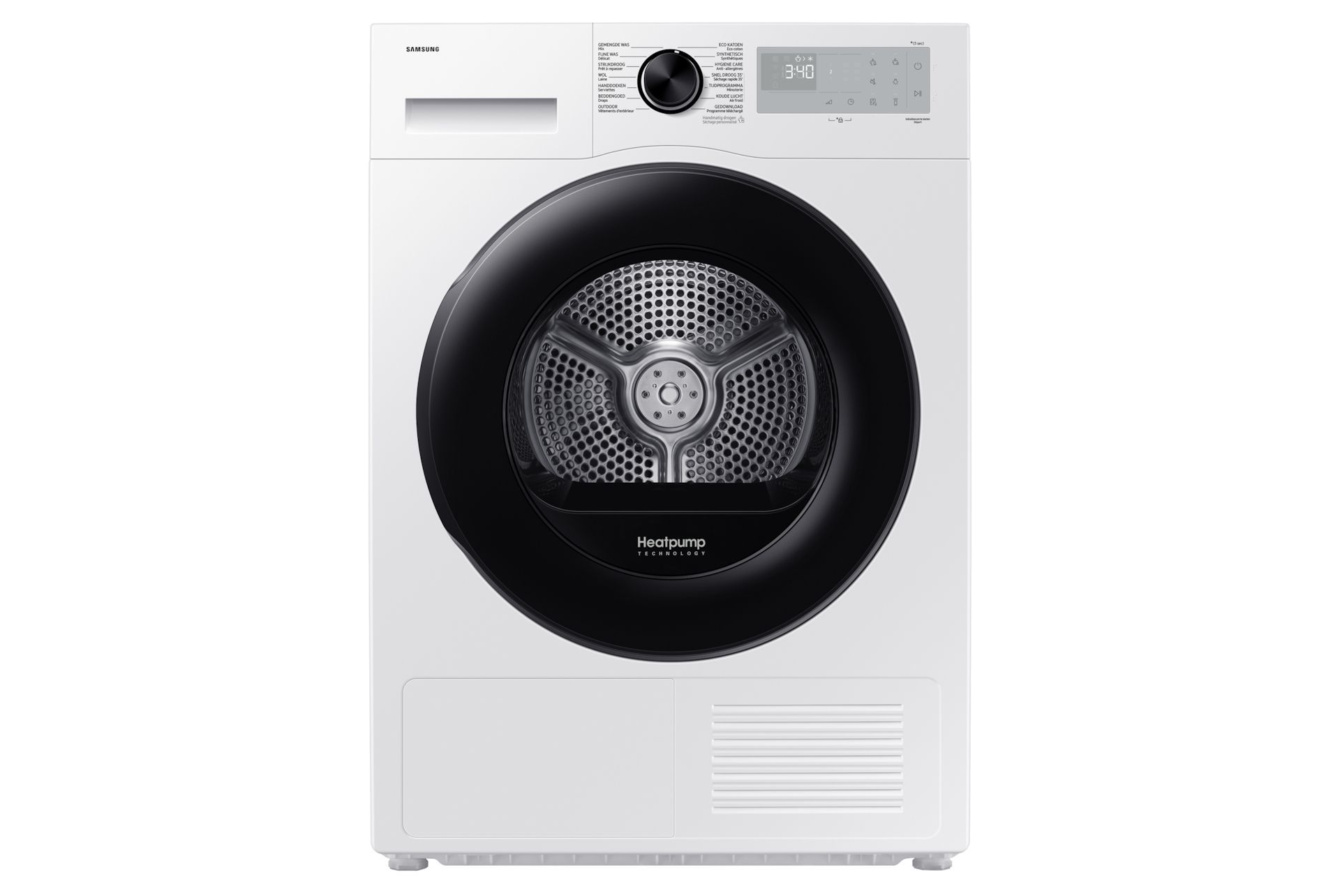 Samsung DV9UDG52A0AHEN Warmtepompdroger - 9kg - Wit - A+++ - NL/FR