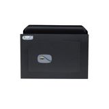 Yale Wandkluis met sleutel, Y3260220, zwart