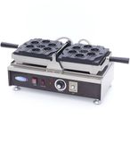 Maxima Horeca Wafelijzer - 6 Stuks - Cakepops - Dubbel - Draaibaar - Rvs