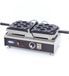 Maxima Horeca Wafelijzer - 6 Stuks - Cakepops - Dubbel - Draaibaar - Rvs