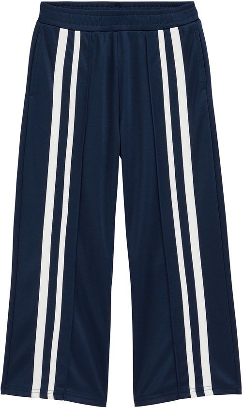 WE Fashion Meisjes wide leg broek met streep