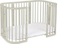 Waldin W2 Combibed 7‑in‑1 - Olive inclusief matras