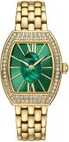 Cerruti 1881 Datum horloge CALLIANO Vrouwen Polshorloge Staal Goudkleurig/Groen