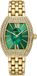 Cerruti 1881 Datum horloge CALLIANO Vrouwen Polshorloge Staal Goudkleurig/Groen