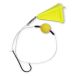 Zebco 1 Flatty Scratcher 22 cm Vorfachschnüre 60g Jaune 0.350 mm