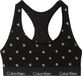 Calvin Klein Unlined Bralette Lv00qf8493 Bralette voor dames, Zwart (zwart diamantlogo), XS