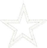 Luca Lighting Ster Hangend met Warm Witte LED Verlichting - Ø56 cm - Metaal - Wit