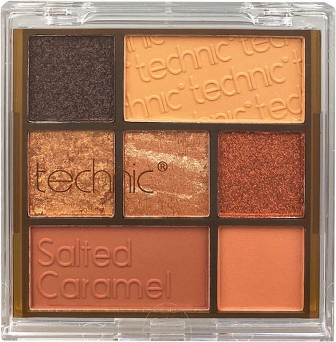 Technic Pressed Pigment Oogschaduw Palette - Salted Caramel