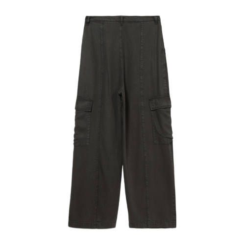 Desigual Wide Leg Cargo Broek - Antraciet