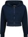 Vingino Basic-ziphoody terry Meisjes Dark Blue 140