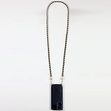 Transparante Xiaomi Redmi Note 12 4G Transparante Beschermhoes met Gehard Glas en Zwart Lanyard