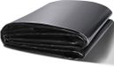 VEVOR Liner de bassin 10x15 Pieds 45mm Épaisseur Liner de bassin flexible en matériau EPDM Facile à couper Arrière pour bassins à poissons ou à koïs Fontaines de base de cascade Jardins aquatiques, Noir