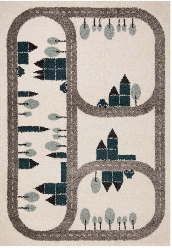 Zala Living Kindervloerkleed Country road 103349 120x170 cm Crème & Grijs