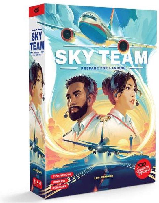 Sky Team - Bordspel - Le Scorpion Masque - Strategisch spel - Engels