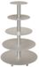 Overig thermohauser Etage-taartstandaard van AL, rond, 5 verdiepingen, zilver/aluminium
