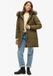 Superdry Everest Parka Dames Imitatiebont Groen