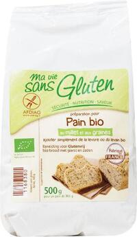 Broodmeel met gierst en zaden bio - glutenvrij 500g