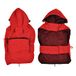 SONDEY Paris Regenjas voor honden, capuchon en zak, 40 cm, rood