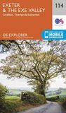 Ordnance Survey OS Explorer Map EXP 114 Exeter & The Exe Valley