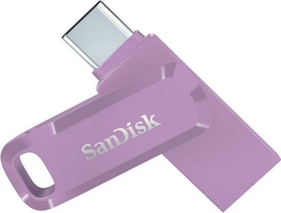 SanDisk Ultra Dual Drive Go USB 128GB USB flash drive USB Type-A / USB Type-C 3.2 Gen 1 (3.1 Gen 1) Lavendel