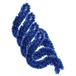 Guirlandes de Noël - 4x pièces - paillettes bleues - lametta aluminium - 180 x 7 cm - décoration de sapin de Noël / guirlandes - guirlande en aluminium - décoration de Noël