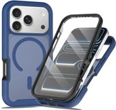 Selected by GSMpunt.nl Apple iPhone 17 Pro Max Hoesje Full Protect 360° Cover met MagSafe Matte Blauw
