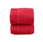Top Towel Premium - Grote badhanddoeken - badhanddoeken - 2 gezichts- of bidethanddoeken - 30 x 50 cm - 100% katoen - 600 g - rood