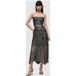 AllSaints Jupe Camila Gris anthracite