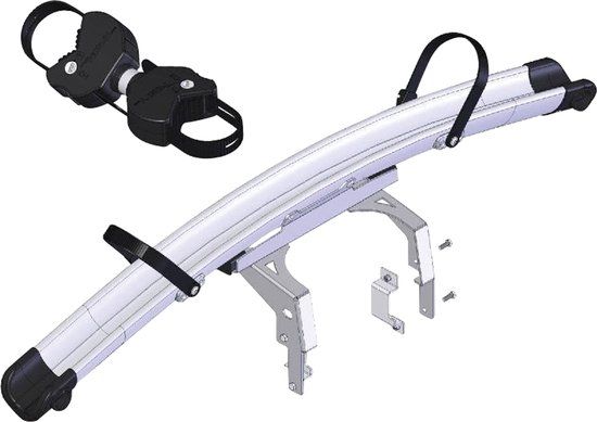 Twinny Load Uitbreidingset 3e Fiets E-active Zilver