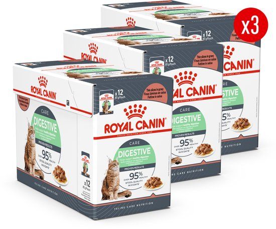 Royal Canin Digestive Care in Gravy - 36 x 85 g - Katten Natvoer - Voordeelverpakking