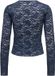 ONLY ONLNIKKA Chemisier Navy Blazer à fleurs Manches longues Col rond 95% Polyamide recyclé, 5% Élasthanne Femmes Adultes