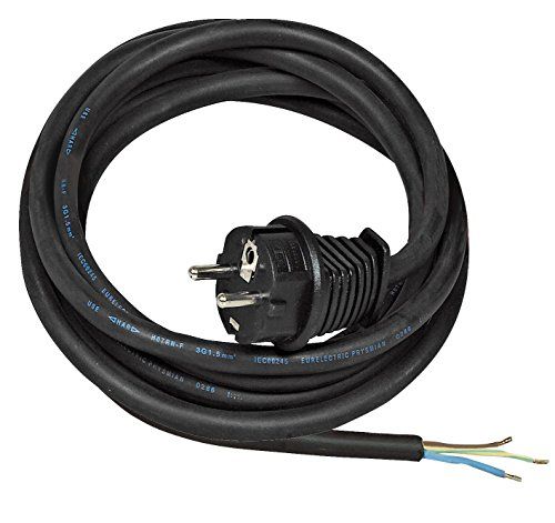 Brennenstuhl Stroomkabel 16 A/230 V H07RN-F 3 G1,5 zwart, zwart, 1169151