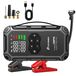 Startboost Startboost-powerbank PD-JA66 - 6000 A - Système de pression d'air avec 160 PSI - Convient aux moteurs à essence et diesel jusqu'à 8 litres - Écran LCD - Connexion USB - Lampe LED