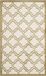 Safavieh Trellis Indoor/Outdoor Geweven Gebiedsdeken, Amherst Collection, AMT412, in Ivoor & Lichtgroen, 91 X 152 cm