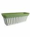 ECOPLAST S.r.l. Kreta wit/groene bloemenbloem 40 cm