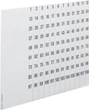 Hager ZZ90C - White - Square - Black on white - Universal - Paper - 297 mm