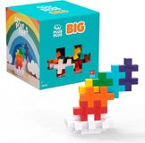 Regenboog Plus-Plus BIG Rainbow Mix 100 delige bouwset – 4354 – Bouwspeelgoed voor kinderen vanaf 1 jaar – Constructiespeelgoed – Set met bouwstenen