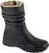 Rieker Booties Z7171 Vrouwen Zwart Leer Imitatiebont 37