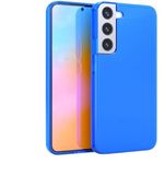 FELONY CASE Samsung Galaxy S22 Neon Blue Clear Beschermhoes