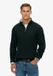 Superdry - Biologisch Katoenen Klassieke Kabel Halve Rits Trui - Heren - Sweaters