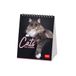 Legami Tafelkalender 2027, Cats, Bureaukalender, 12 Maanden en Jaarplanner, in 6 Talen, Sterrenbeelden, Internationale Feestdagen, 12 x 14,5 cm