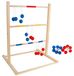 Bol de jeu de golf avec 6 balles, construction en bois comme cible