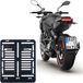 OEM Kentekenplaathouder voor motorfiets en scooter - Kunststof - Zwart - 1 stuk