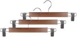CM Pantalons / jupes cintres - 3x pièces - bois foncé - 33 cm - avec pinces