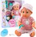 Lean Toys Babypop Baby Plassen Roze Set Accessoires Geluiden 35cm