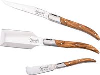 Laguiole Style de Vie charcuterieset - 3-delig - Olijfhout