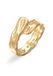 KUZZOI - Ring - Heren Biologisch 925 Sterling Zilver - Gepolijst - Goud