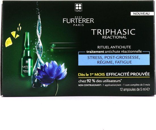 Rene Furterer Triphasic Reactional Anti-Hair Loss Serum - 12 x 5ml