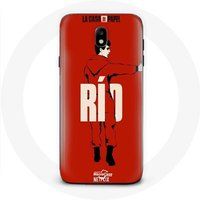 Maniacase Hoesje voor Samsung Galaxy J3 2017 La casa de papel Rio tekening