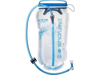 Platypus Big Zip EVO - Hydratatiesysteem - 2L - blauw/transparant